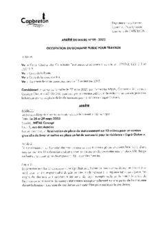 N°99-2023 ARRETE ODP METAL CONCEPT 1 rue des Acacias 28 et 29 mars 2023