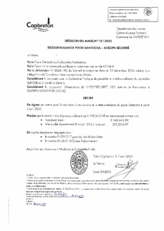 N°101-2025 DECISION KHEOPS TELESURVEILLANCE SANTOCHA