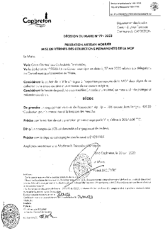 N°79-2023 DECISION Api UP - vitrine MOP