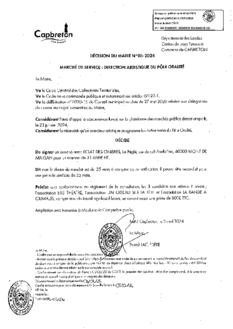 N°90-2024 DECISION MARCHE DE SERVICE DIRECTION ARTISTIQUE DU POLE ORALITE