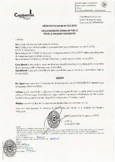 N°223-2023 DECISION CONVENTION Troquet Vagabond ODP